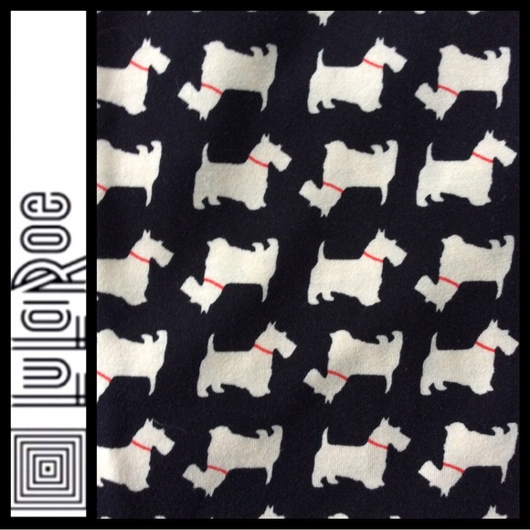 NWOT LuLaRoe Julia Raglan Scottie Dress - Picture 5 of 7